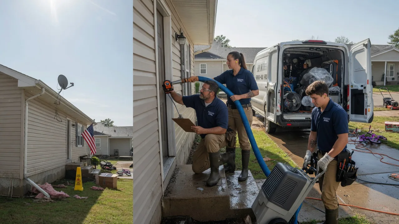 Ceiling Water Damage Restoration in Marble City, OK near me